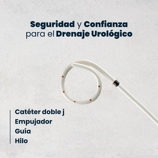 Catéter Doble J | Guia + Empujador + Hilo
