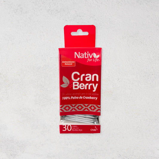 Cranberry Polvo 100% de Arándano (sobres x 30)