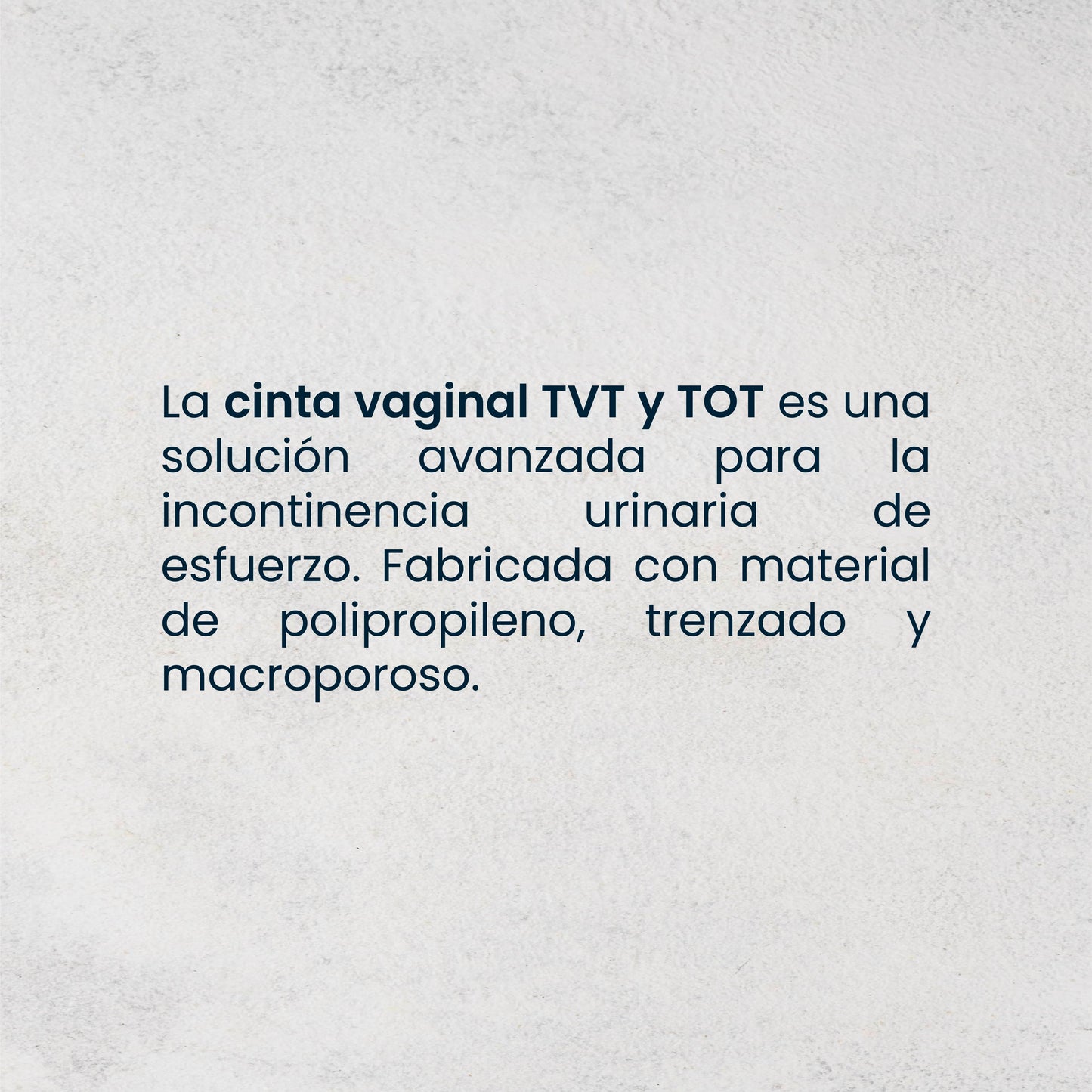 Sistema de Cinta Vaginal TVT Incluye Dos Pinzas Suprapúbica